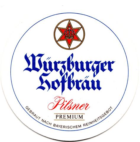 würzburg wü-by hof pilsner 1-2a (rund215-oh r hinter hofbräu)